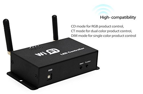 4Ax3CH, 2.4GHz WIFI RF Wireless Slave Controller Control Via IOS or Android Smart Phone Tablet PC Constant Current For SC,CCT,RGB LED Strips 4Ax3CH, 2.4GHz WIFI RF Wireless Slave Controller Control Via IOS or Android Smart Phone Tablet PC Constant Current For SC,CCT,RGB LED Strips